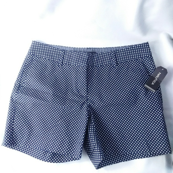 Nautica Pants - NWT Nautica navy blue / dot  short